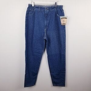 Vintage 90s Lee Pepper Wash Jeans NWT Relaxed Fit, Tapered Leg, Side
